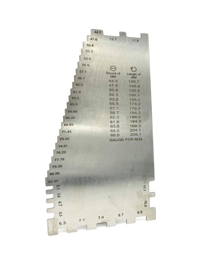 Aone Ajanta Bangle & Bracelet Big Scale Gauge in Inch, Aani & Metric for Measuring Sizes of Bangles & Bracelets for Showroom, Workshop, Goldsmith, Jewellery Making & Repair, Hobby Crafts DIY - Image 3